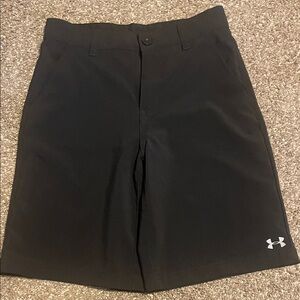 Under Armour boys Black Athletic Shorts